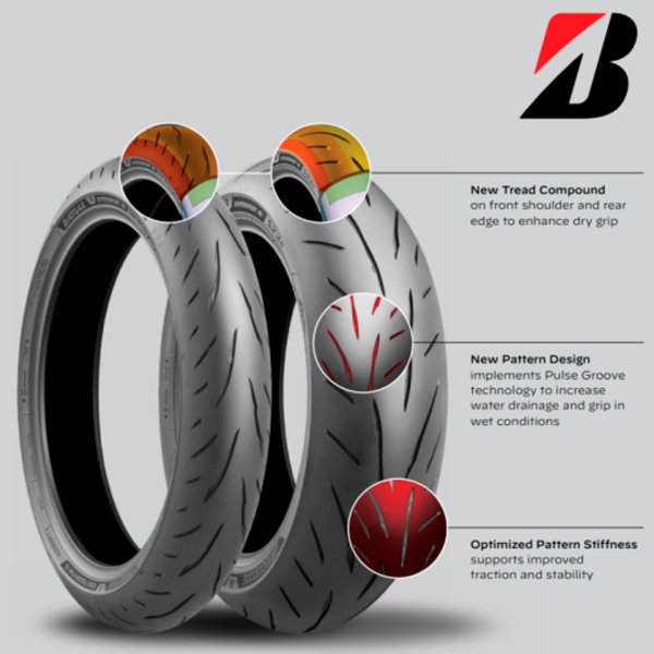 BRIDGESTONE BATTLAX S23 190/55X17 TL - Image 2